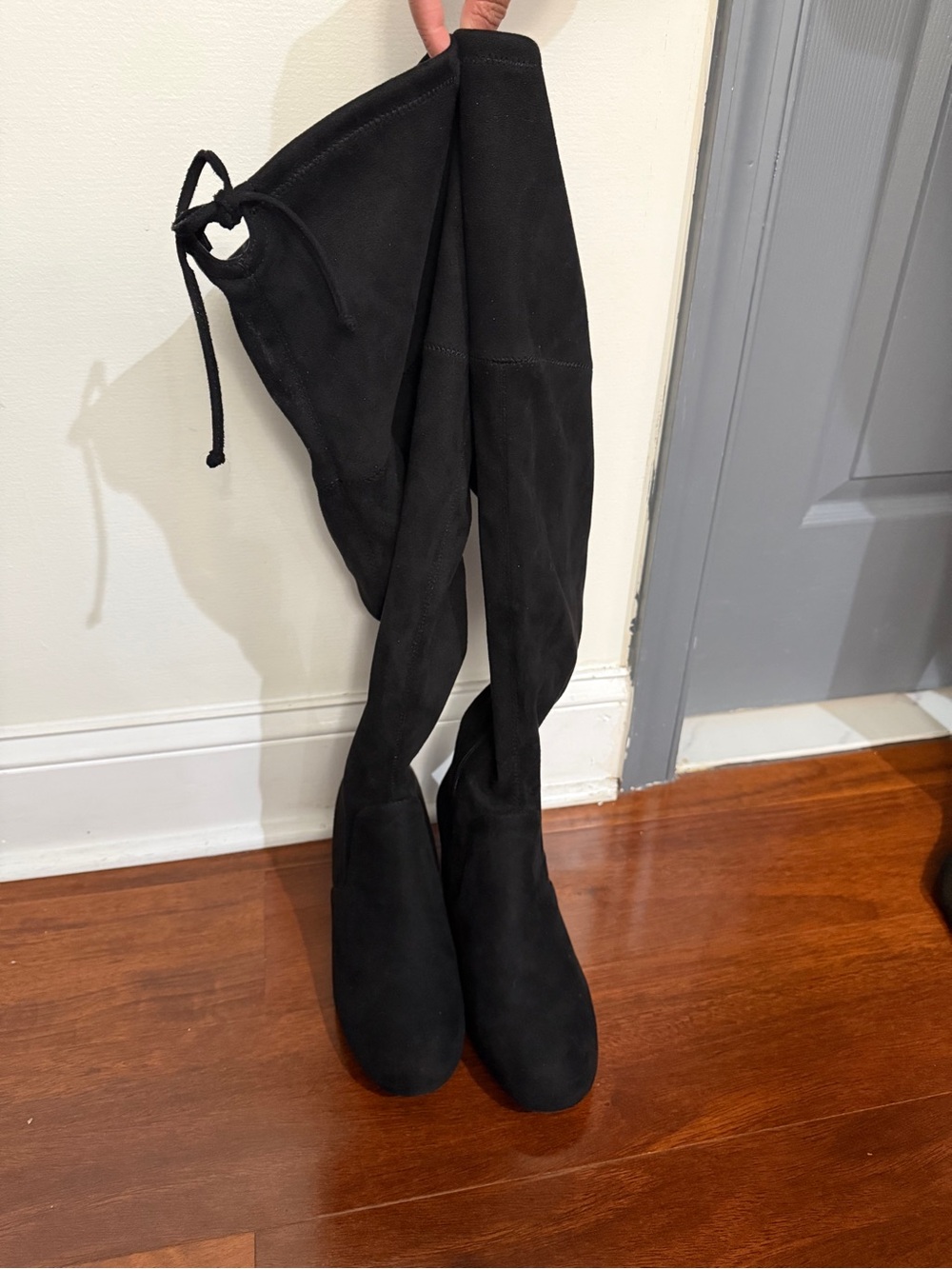 Kelly & Katie Black Wide Calf Over The Knee Boots Size 8.5W